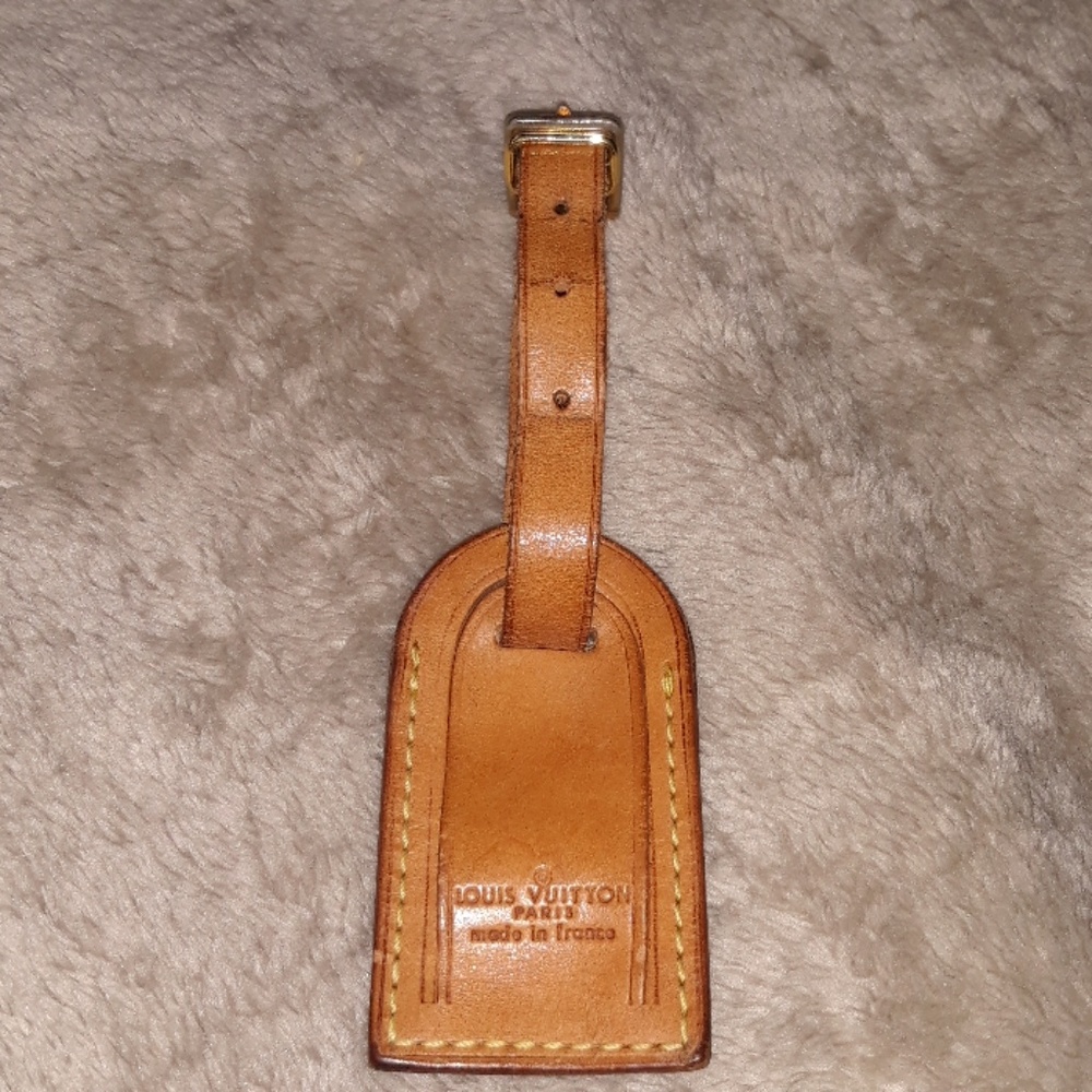 Authentic Louis Vuitton Luggage Tag